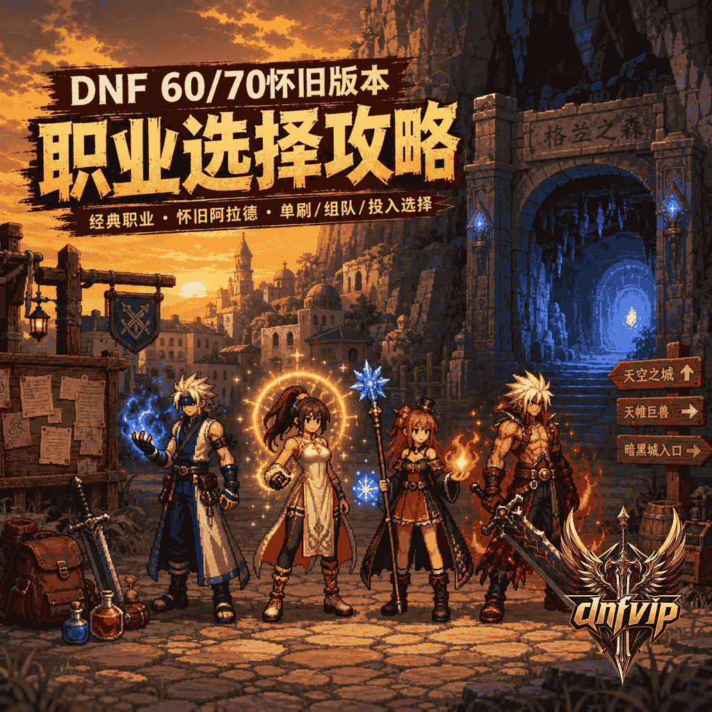 dnf怀旧服职业强度怎么选