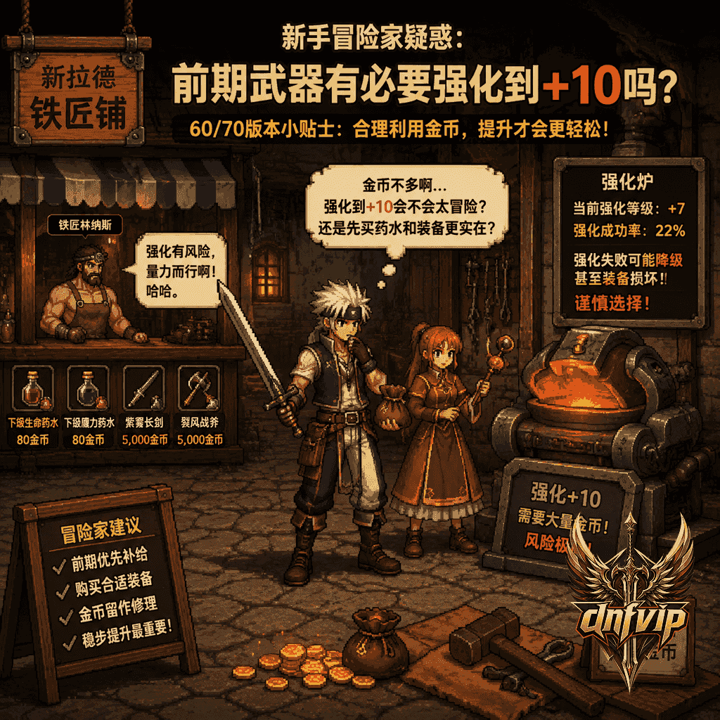 dnf怀旧服加10武器有必要吗