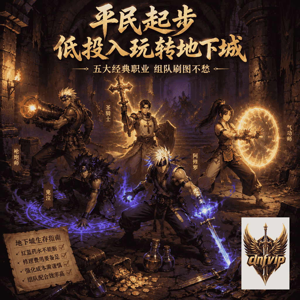 预算不高怎么玩：DNF复古服低成本职业选择