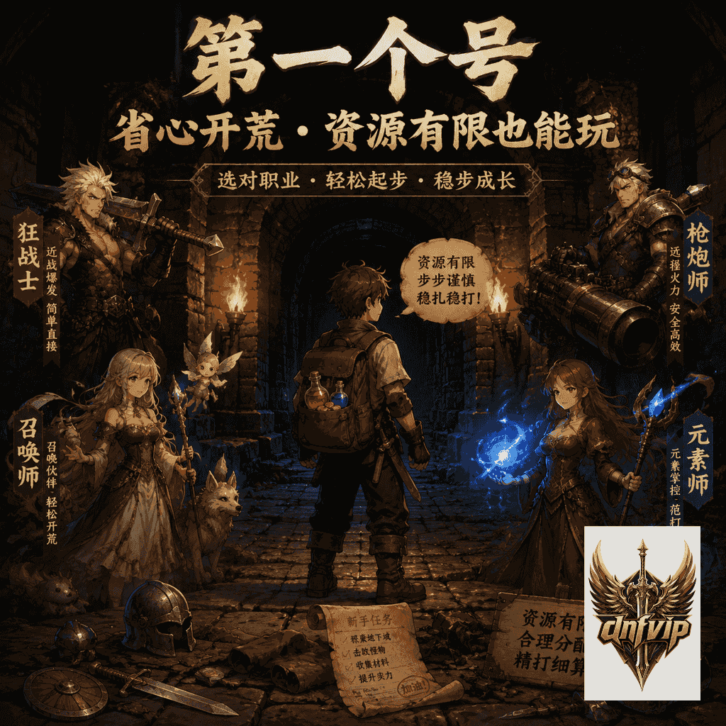 DNF怀旧服第一个号别乱选：哪些职业更适合攒第一桶金币