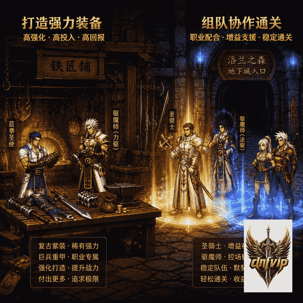 圣职者职业在铁匠铺和副本门口对比装备需求与组队价值