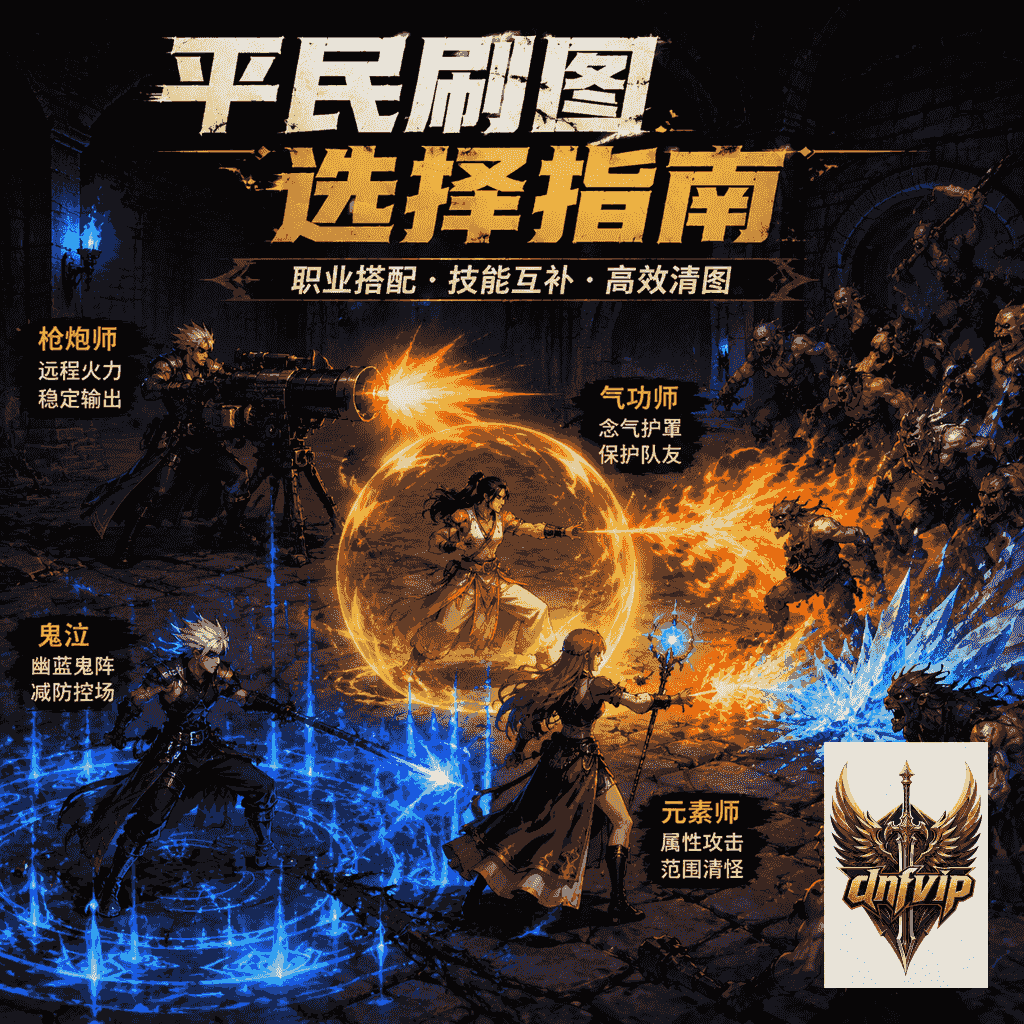 DNF60版本刷图职业怎么选：单刷疲劳和组队效率对比