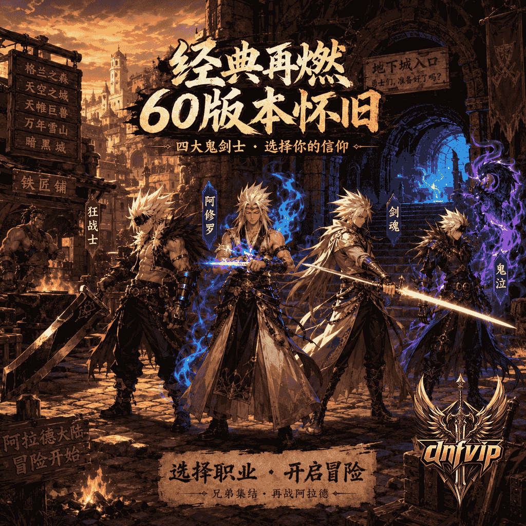 dnf60版本鬼剑士刷图职业推荐