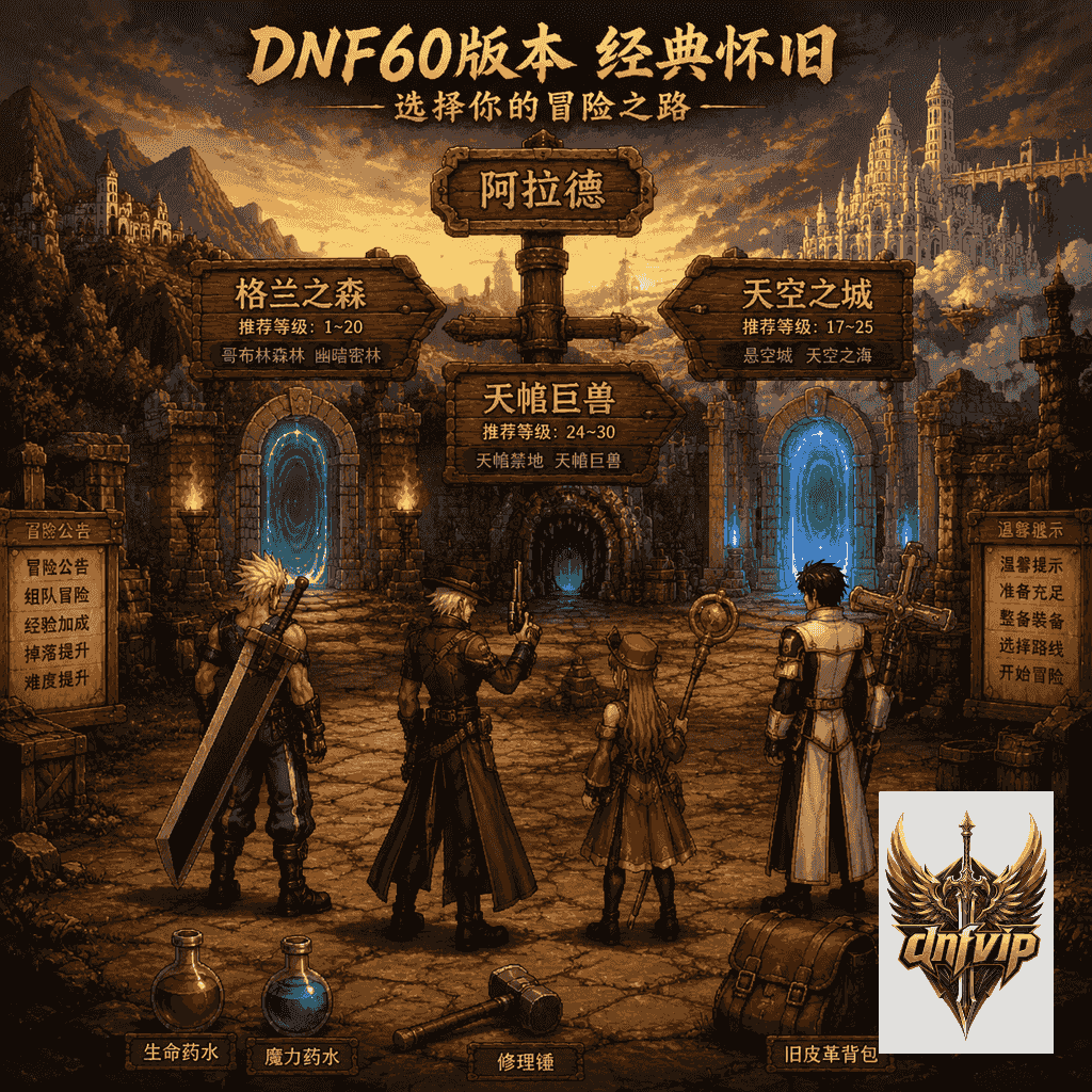 dnf60版本升级副本推荐