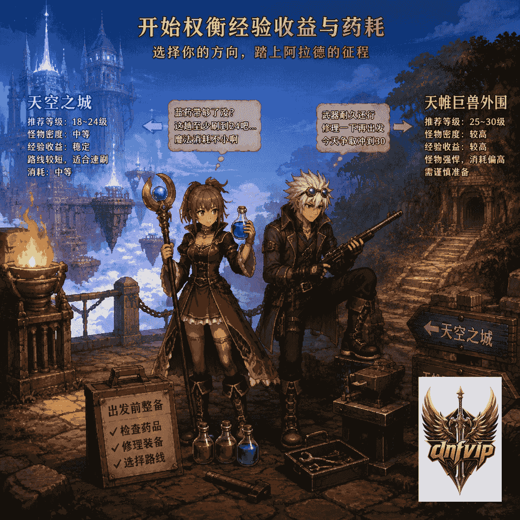 转职后角色在天空之城与天帷外围之间选图