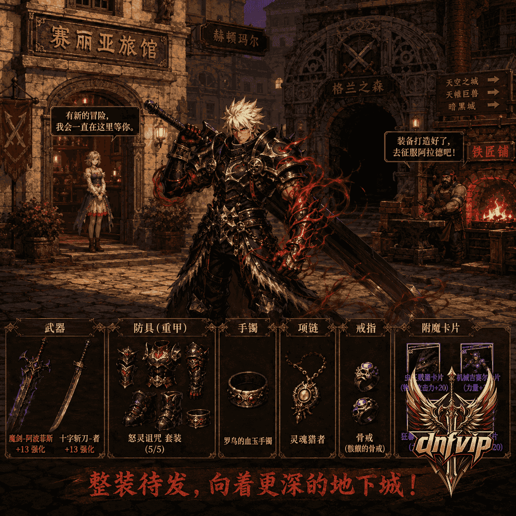dnf70版本狂战士毕业装备
