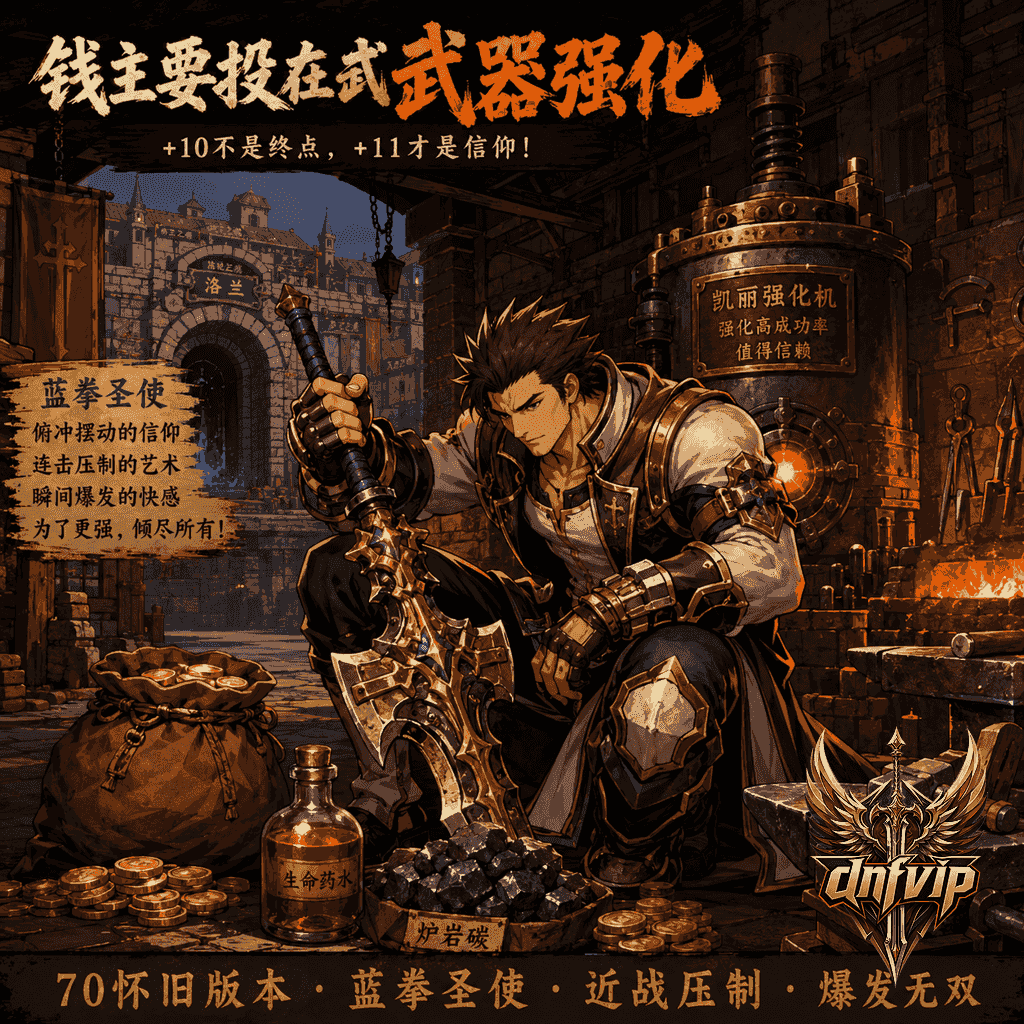 dnf70版本蓝拳装备投入