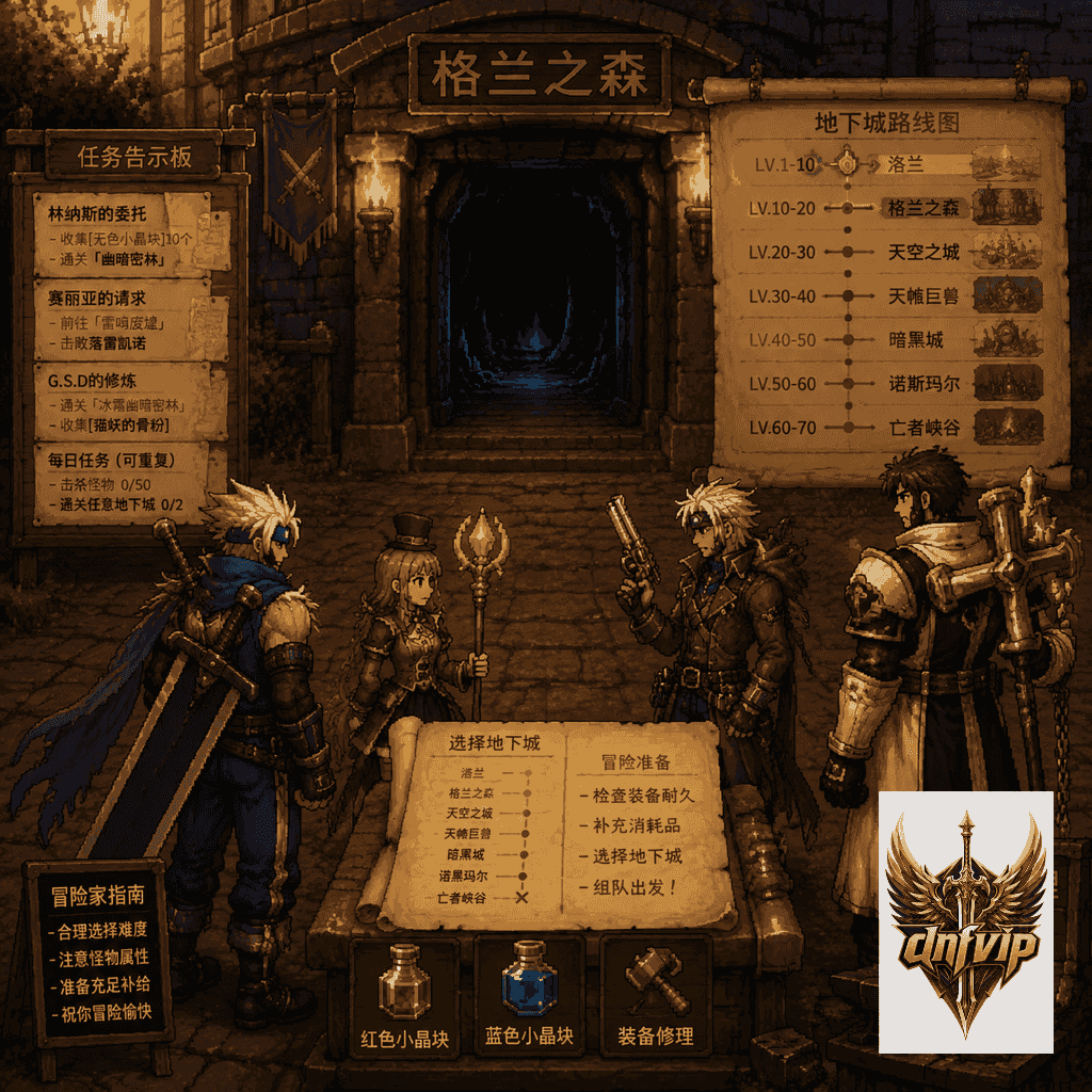 dnf70版本刷图路线攻略