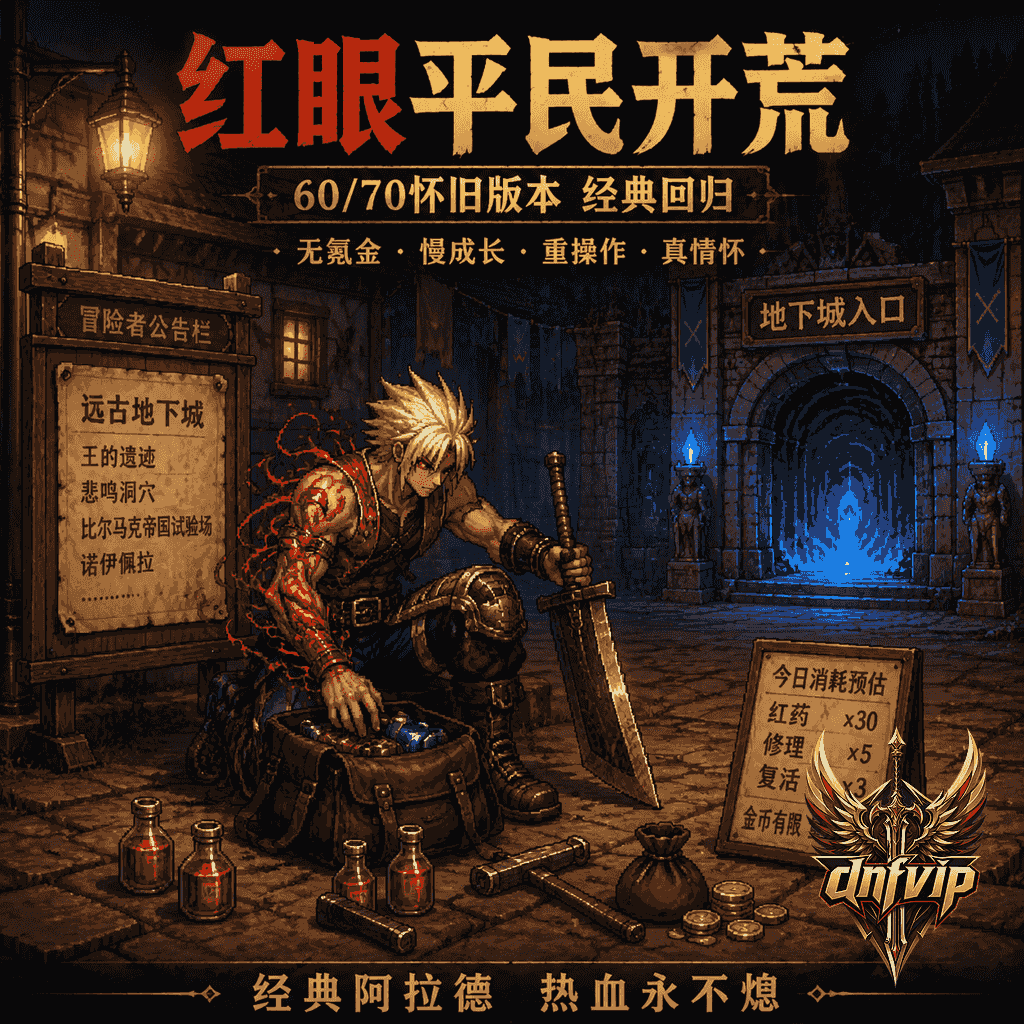 dnf红眼怀旧服平民能玩吗