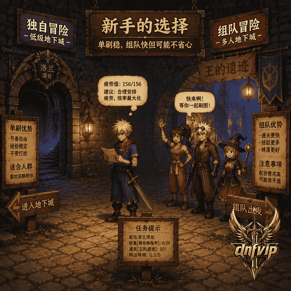地下城怀旧服新手一个人升级还是组队更快